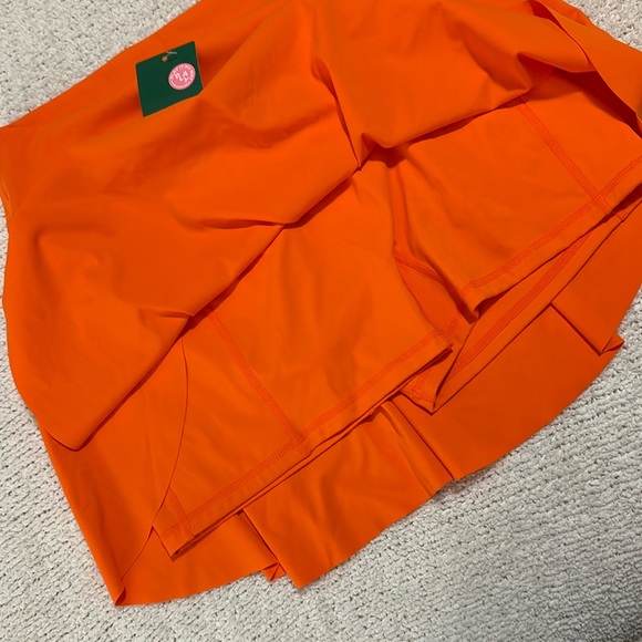 NWT Halara Orange Tennis Skirt - Picture 5 of 6